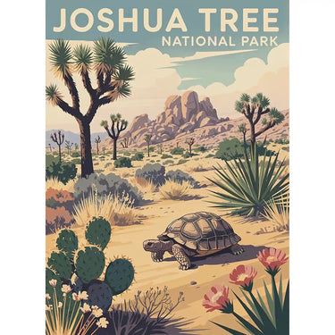 Joshua Tree National Park Puzzle Tortoise by MakeYourPuzzles